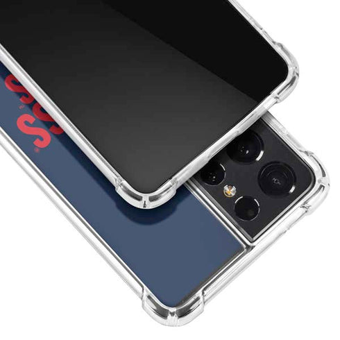 University of Mississippi Ole Miss Rebels Galaxy S21 Ultra 5G Clear Case